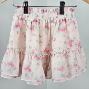 Janie and Jack Girl's Pink Floral Spring Easter English Cottage Skirt | Kid's 3‎